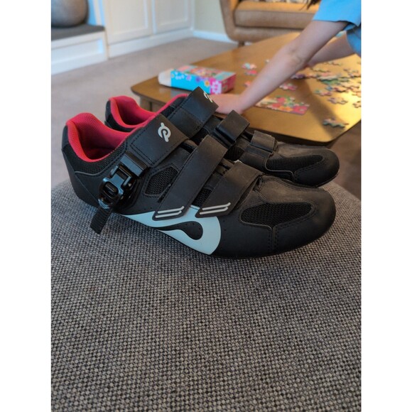 EUC Peloton cycling bike shoes with look delta cleats EU 46 US men's 12 - Picture 1 of 7